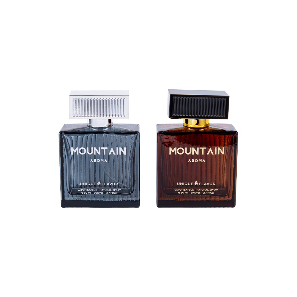 GC4311-WJ2092 80 ml szklana butelka perfum w pionowe paski z plastikową osłoną w paski ABS