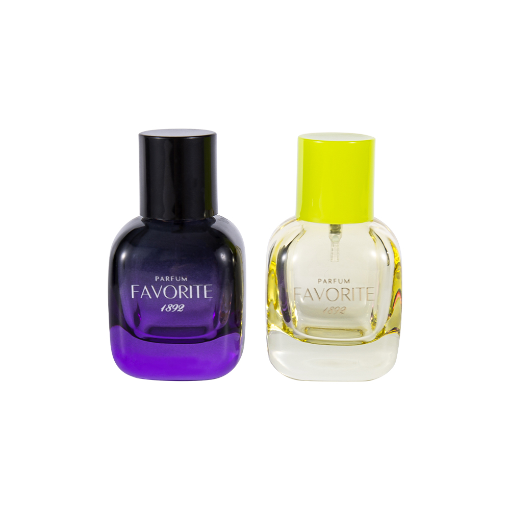 GC4868-WJ2445 30 ml dekoracyjna szklana butelka na perfumy z nakrętką z PP, seria o wielu pojemnościach