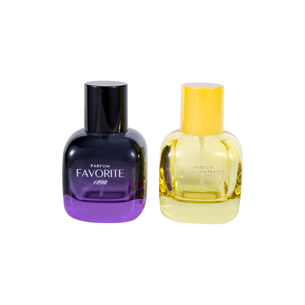 GC4869-WJ2531 50 ml dekoracyjna szklana butelka na perfumy z nakrętką z PP, seria o wielu pojemnościach