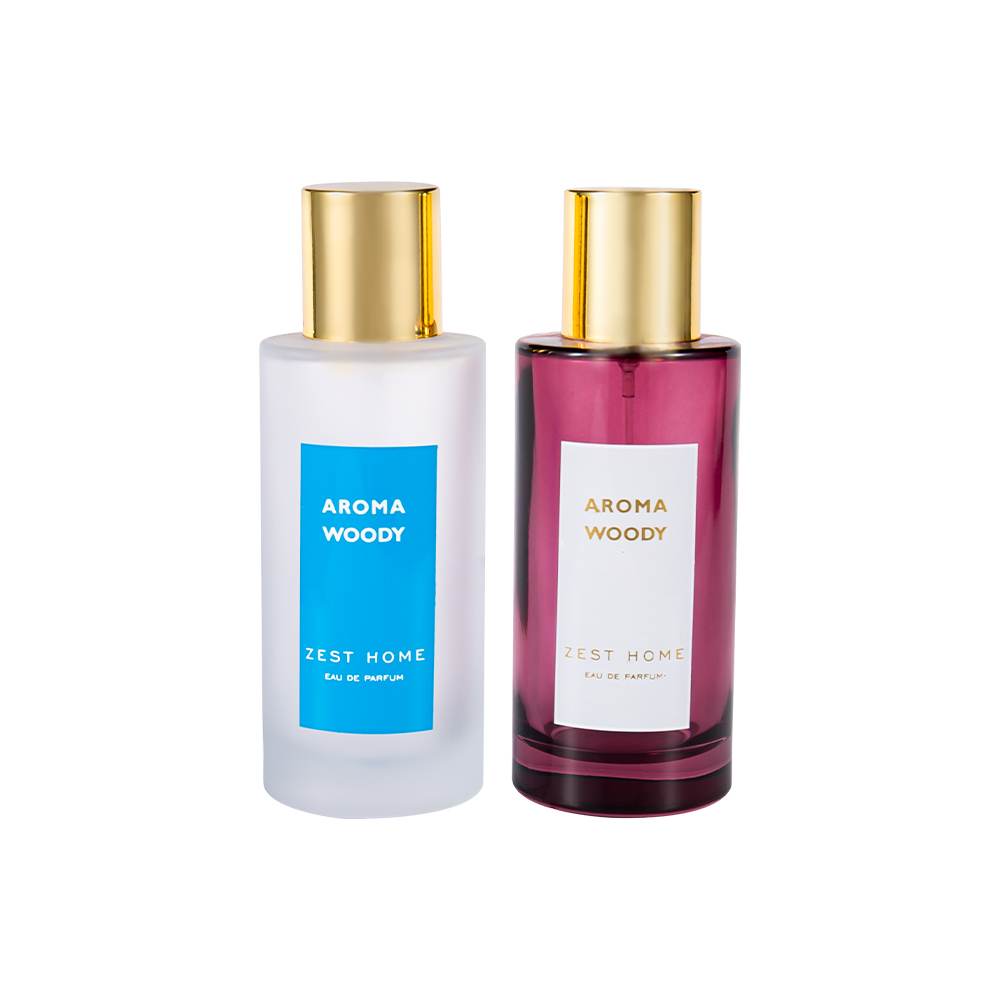 GC3989-WJ2388 100 ml hurtownia klasyczna matowa butelka na perfumy luksusowa złota góra